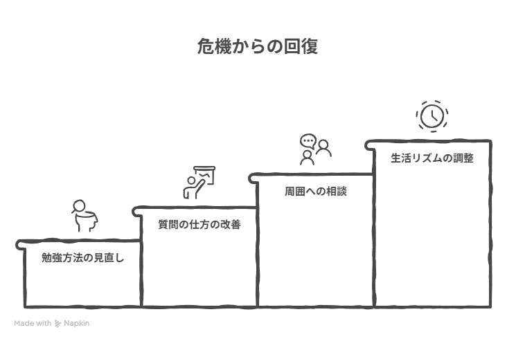 危機からの回復。