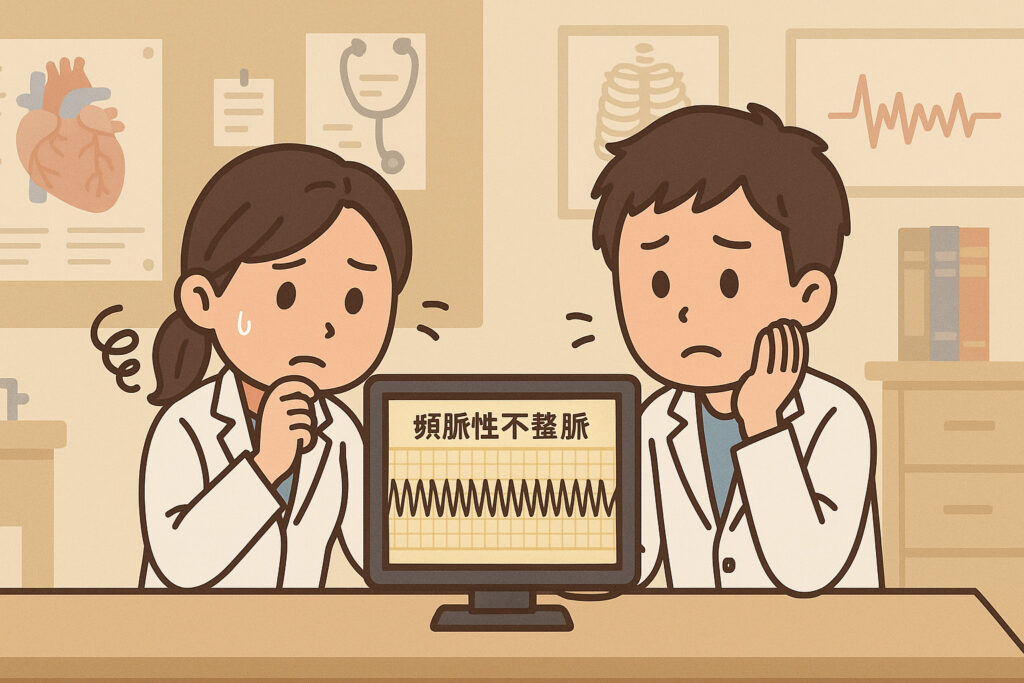 頻脈性不整脈について医学生が考えている