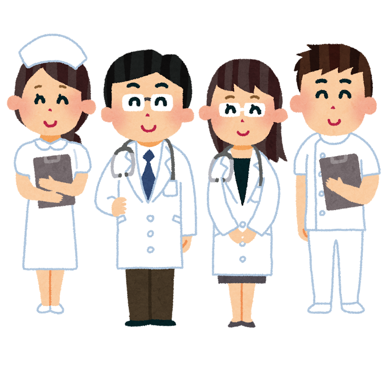 医者と看護師のイラスト